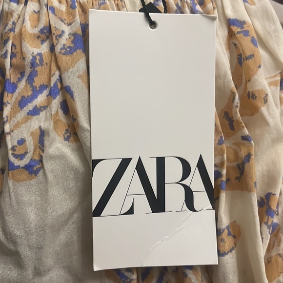 Zara printed belted dress - Picture 11 of 12